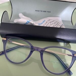Women's Warby Parker Fara Eyeglasses, Iris Crystal with Riesling
